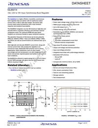 ISL85014FRZ-T Datasheet Cover