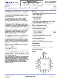 ISL8501IRZ-T Datasheet Cover