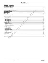 ISL85415AIRZ Datasheet Page 2