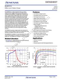 ISL88731CHRTZ-T Datasheet Cover