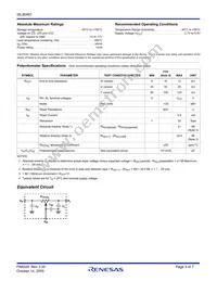 ISL90461WIH627-TK Datasheet Page 3