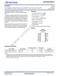 ISL90841WIV1427Z Datasheet Cover