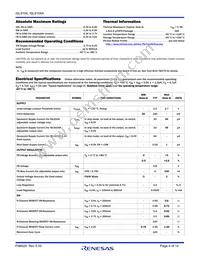 ISL9104AIRUBZ-T7A Datasheet Page 4