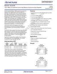 ISL9107IRZ-T Datasheet Cover