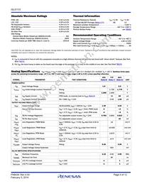 ISL91110IINZ-T7A Datasheet Page 4