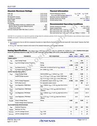 ISL91110IRNZ-T7A Datasheet Page 4