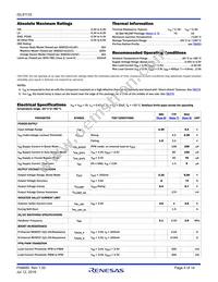 ISL91133IIQZ-T Datasheet Page 4