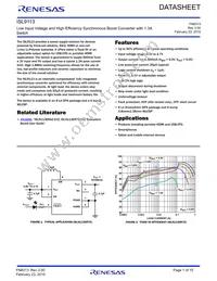 ISL9113EIAZ-T Datasheet Cover