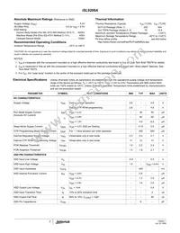ISL9206ADRUZ-T Datasheet Page 2