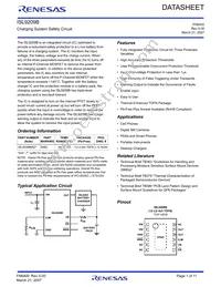 ISL9209BIRZ Datasheet Cover