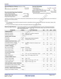 ISL9222IRTZ-T Datasheet Page 2