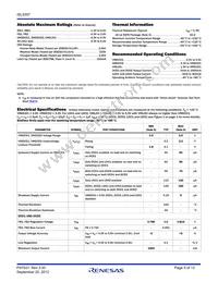 ISL9307IRTAAJGZ-T7A Datasheet Page 5