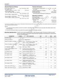 ISL94201IRZ Datasheet Page 3