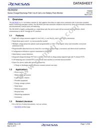 ISL94202IRTZ-T7A Datasheet Cover