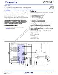 ISL94208IRZ-T Datasheet Cover