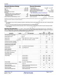 ISL9492ERZ-T Datasheet Page 7