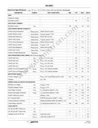 ISL9502CRZ-T Datasheet Page 4