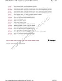 ISL9519RHRTZ Datasheet Page 3