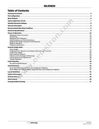 ISL95820IRTZ-T Datasheet Page 2