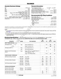 ISL95820IRTZ-T Datasheet Page 8