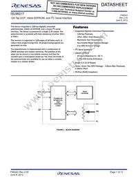 ISL96017UIRT8Z-T Datasheet Cover