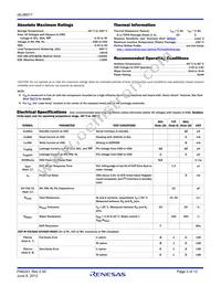 ISL96017UIRT8Z-T Datasheet Page 3
