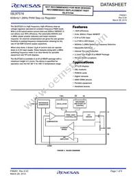 ISL97516IUZ Datasheet Cover