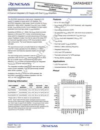 ISL97652IRZ Datasheet Cover