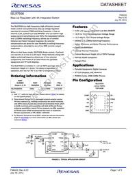 ISL97656IRTZ Datasheet Cover