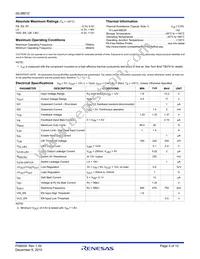 ISL98012IUZ-TK Datasheet Page 3