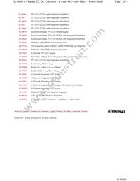 ISL98603IRAAZ-T Datasheet Page 3