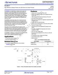 ISL98611IIZ-T Datasheet Cover