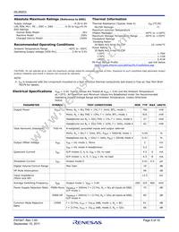 ISL99203IIZ-T Datasheet Page 5
