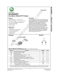 ISL9K460P3 Datasheet Cover