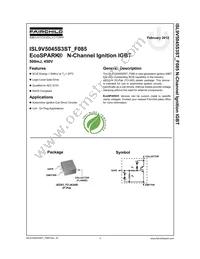 ISL9V5045S3ST-F085 Datasheet Page 2