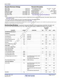 ISLA110P50IRZ Datasheet Page 5