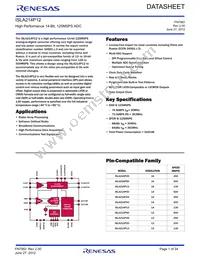 ISLA214P12IRZ Datasheet Cover