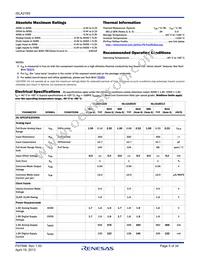 ISLA216S25IR1Z Datasheet Page 5