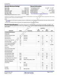 ISLA224P12IRZ Datasheet Page 7