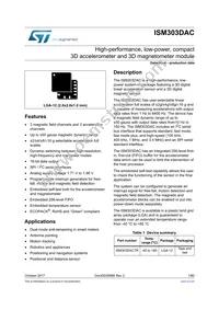 ISM303DACTR Datasheet Cover