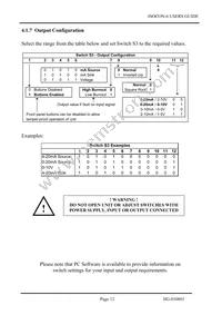 ISOCON-6 Datasheet Page 12