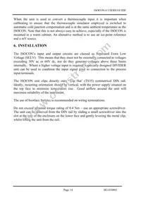 ISOCON-6 Datasheet Page 14