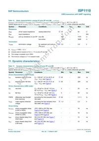 ISP1110VHTS Datasheet Page 15