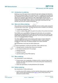 ISP1110VHTS Datasheet Page 20