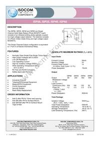 ISP40SMT&R Datasheet Cover