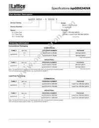 ISPGDX240VA-7B388I Datasheet Page 23