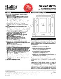 ISPGDX80VA-9T100I Datasheet Cover