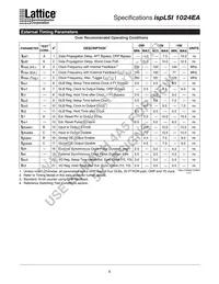 ISPLSI 1024EA-200LT100 Datasheet Page 6