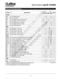 ISPLSI 1032EA-200LT100 Datasheet Page 8