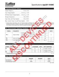 ISPLSI 1048C-70LQ Datasheet Page 4